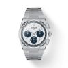 Montre Tissot PRX Automatic Chronograph Cadran Blanc Bracelet Acier
