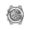 Montre Tissot PRX Automatic Chronograph Cadran Blanc Bracelet Acier