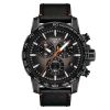 Montre Tissot Supersport Chrono Bracelet Cuir Noir