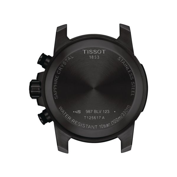 Montre Tissot Supersport Chrono Bracelet Cuir Noir