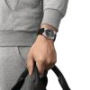 Montre Tissot PRX Cadran Noir Bracelet Caoutchouc Noir