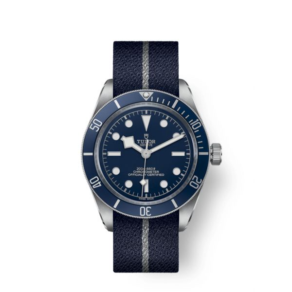 MONTRE HOMME TUDOR BLACK BAY FIFTY-EIGHT BLEU BRACELET TISSU BLEU