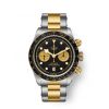 MONTRE HOMME TUDOR BLACK BAY CHRONO S&G AVEC BRACELET ACIER ET OR JAUNE