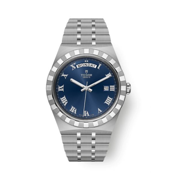 Montre Homme Tudor Royal 41mm Boîtier Acier Cadran Bleu