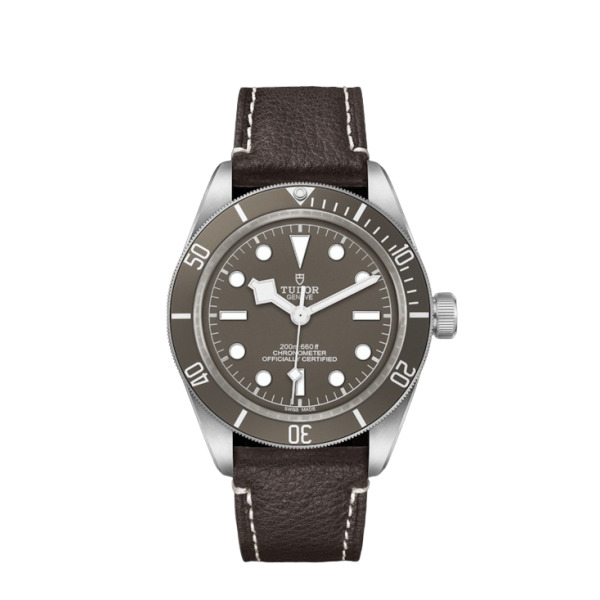 MONTRE HOMME TUDOR BLACK BAY FIFTY-EIGHT 925 BRACELET EN CUIR BRUN