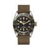 MONTRE HOMME TUDOR BLACK BAY S&G ACIER AVEC BRACELET EN TISSU BRUN