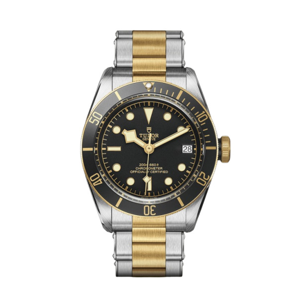 MONTRE HOMME TUDOR BLACK BAY S&G ACIER ET OR JAUNE