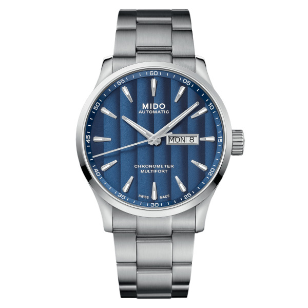 Montre Mido Multifort Chronometer 1 Bracelet Acier Cadran Bleu