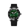 Montre Breitling Superocean Héritage 42 mm Cadran Vert bracelet Caoutchouc