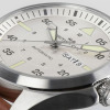 Montre Hamilton Khaki Aviation Pilot Day Date Auto 42 mm cadran blanc bracelet cuir