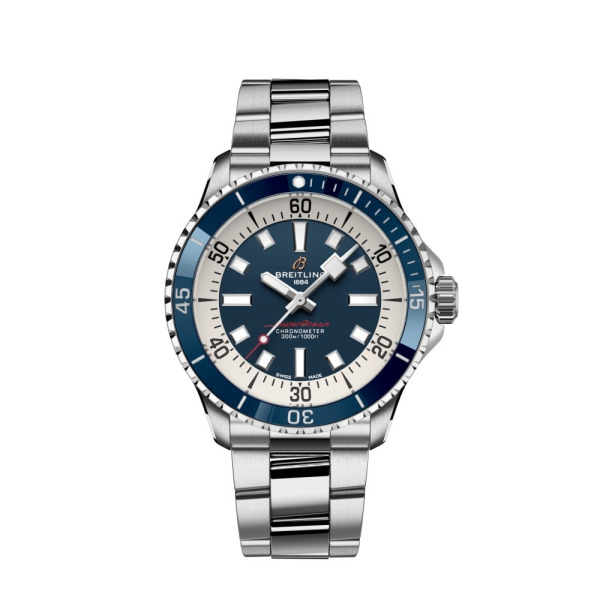 Montre Breitling Superocean 42mm Automatic Cadran Bleu Bracelet Acier