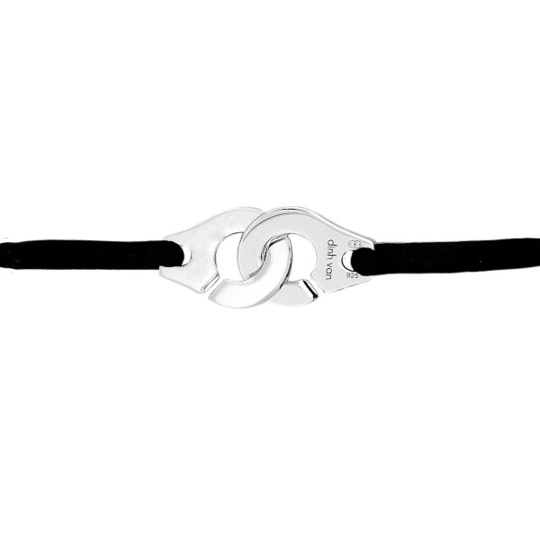 Bracelet Occasion Dinh Van Menottes R12 argent sur cordon