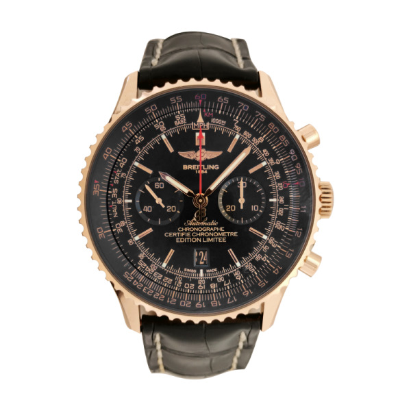 Montre Occasion Breitling Navitimer 01 46 Serie Limitée 200 Pièces Or Rouge