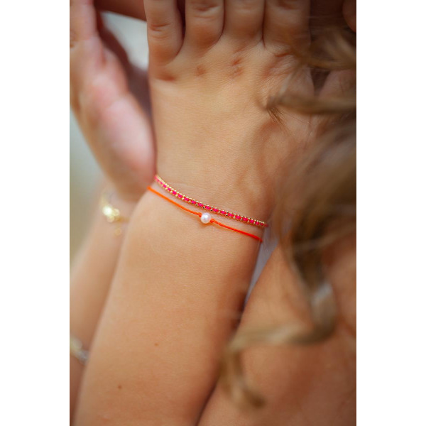 Bracelet Redline Aurore Enfant Fil et chaîne entrelacés Or