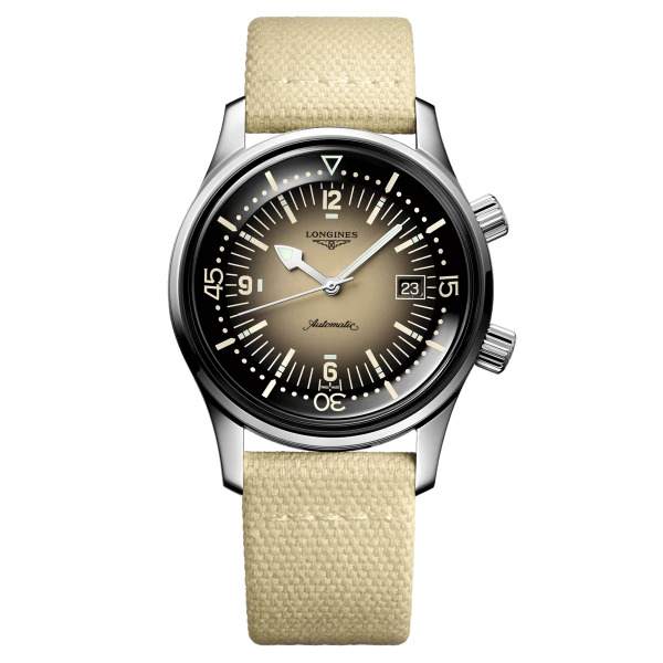 Montre Longines Legend Diver Auto Cadran Beige