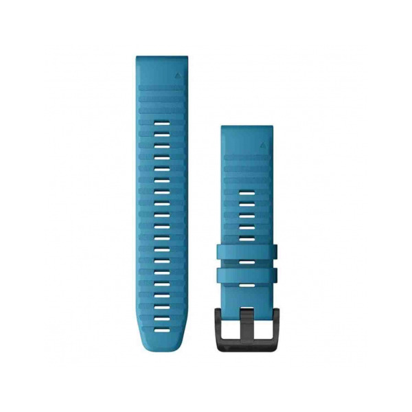 Bracelet Montre Garmin Quickfit 22mm Silicone Bleu Céruléen
