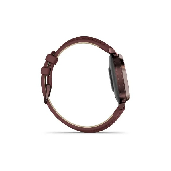 Montre Garmin Lily 2 Classic Dark Bronze & Bracelet Cuir Acajou