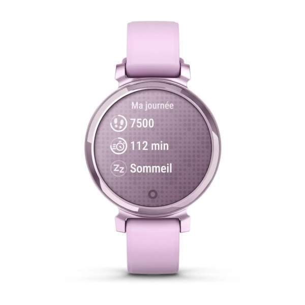 Montre Garmin Lily 2 Metallic Lilac & Bracelet Silicone Lilas