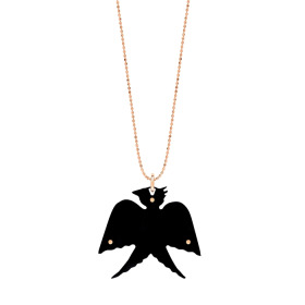 Collier Ginette NY Mini Onyx Georgia Sur Chaîne