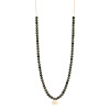 Collier Ginette NY Golden Obsidian Bead