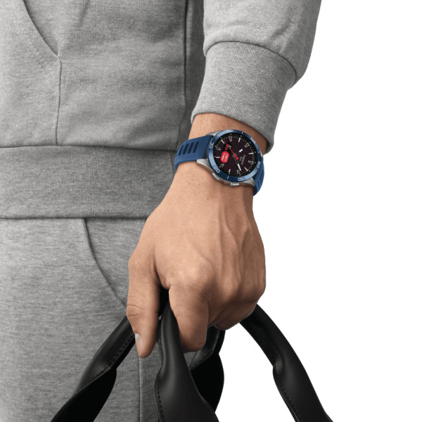 Montre Tissot T-Touch Connect Sport Bracelet Caoutchouc Bleu
