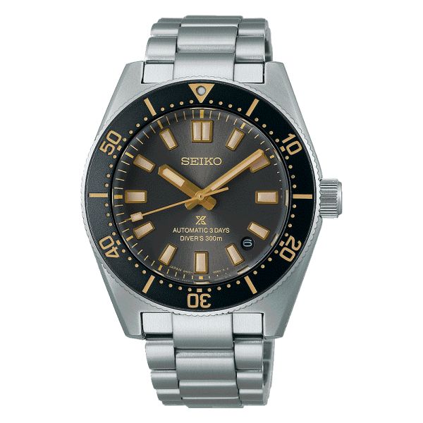 Montre Seiko Prospex Automatique Diver’s 300m Cadran Noir & Or