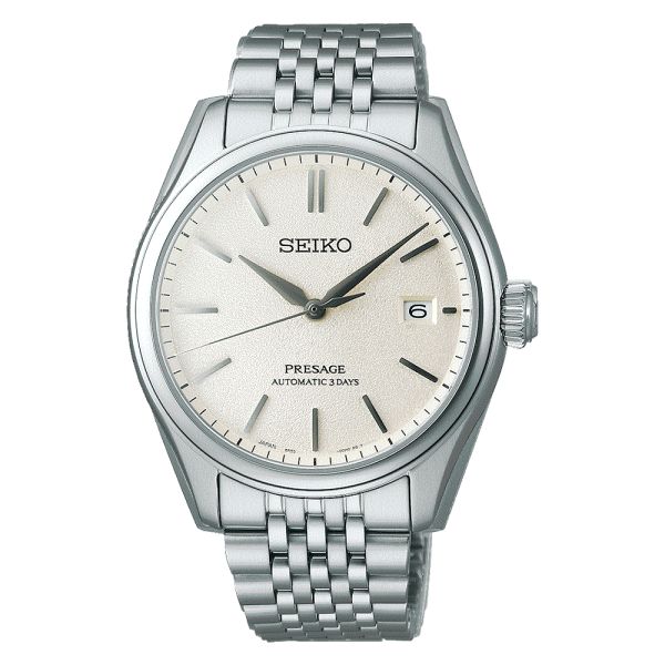 Montre Seiko Presage Automatique Cadran Blanc 3 Aiguilles