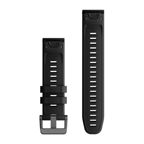 Bracelet Montre Garmin Quickfit 22mm Silicone Noir