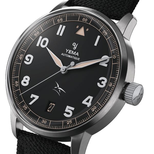 Montre Yema  Flygraf Flieger AAE Noir