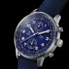 Montre YemaFlygraf Bi-Compax AAE Bleu