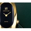 Montre MARCH LA.B Oblongue PVD Gold Suprême Gourmette Gold