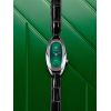 Montre MARCH LA.B Oblongue Acier Forest Bracelet Alligator