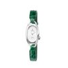 Montre MARCH LA.B Oblongue Acier White Bracelet Alligator