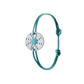 Bracelet Brake B.R.M Argent et Turquoise