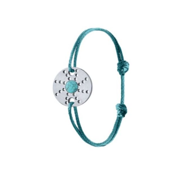 Bracelet Brake B.R.M Argent et Turquoise