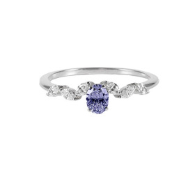 copy of Bague La Marquisette Diane Tourmaline Verte En Or Jaune 18 Carats