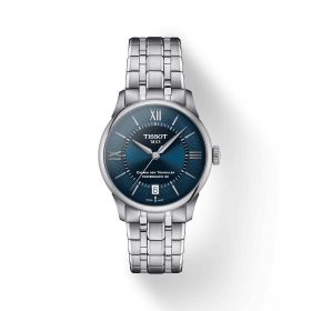 Montre Tissot Chemin des Tourelles Powermatic 80 Cadran Bleu Lady Bracelet Acier