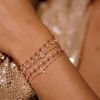 Bracelet gigi CLOZEAU Classique Or Rose 17cm