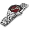 Montre Hamilton Jazzmaster Open Heart Auto Cadran Rouge Bracelet Acier