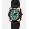 Montre BELL & ROSS BR 03-92 DIVER BLACK & GREEN BRONZE