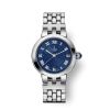 Montre Femme Tudor Clair de Rose 34mm Cadran Bleu Bracelet Acier