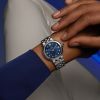 Montre Femme Tudor Clair de Rose 26mm Cadran Bleu Serti Diamants