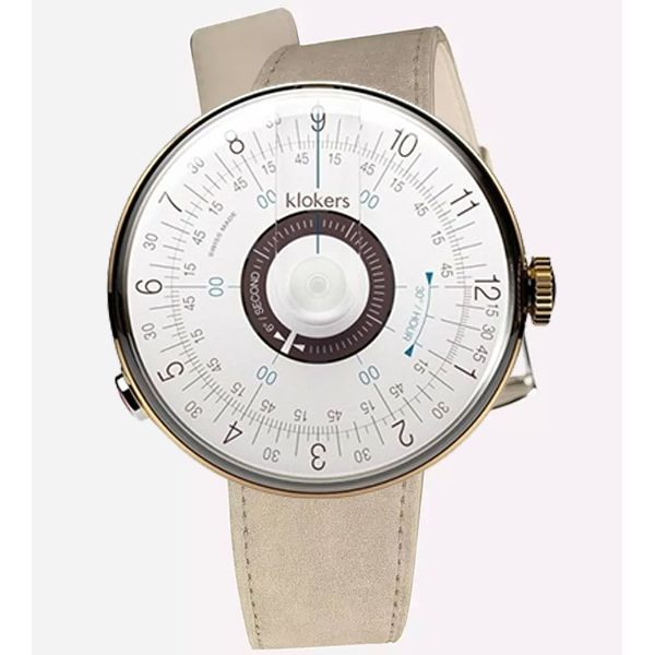 Montre Klokers KLOK-08 Bracelet Alcantara Beige