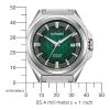Montre Citizen Cadran Vert Bracelet Acier NB6050-51W