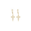 Boucles D'oreilles Stone Paris Blood Diamonds Or Jaune & Diamants