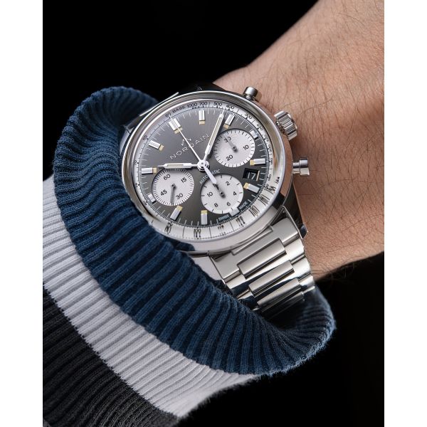 Montre Norqain Freedom 60 Chrono Cadran Galbé Anthracite