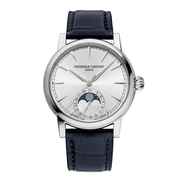 Montre Frederique Constant Manufacture Classic Moonphase Date Cadran Argent