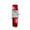 Montre Longines Mini DolceVita Bracelet Alligator Rouge