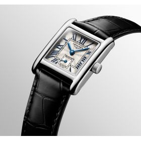 Montre Longines Mini DolceVita Bracelet Alligator Noir