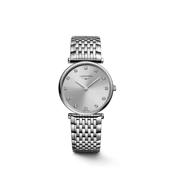 Montre Longines La Grande Classique Cadran Argent Index Diamants